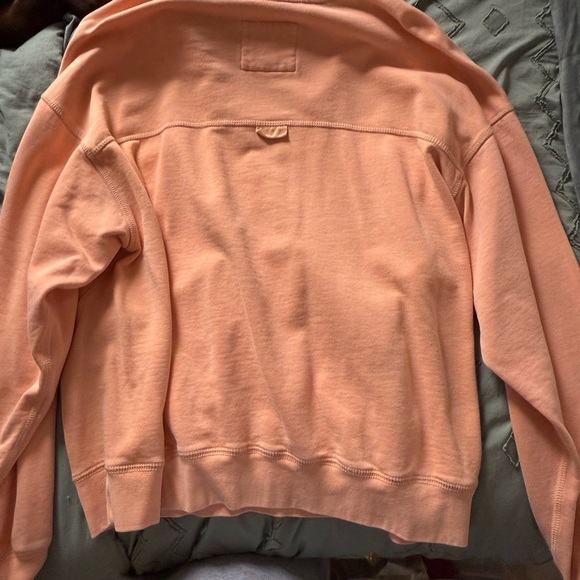 American Eagle Outfitters Light Pink Fleece Pullover - Picture 2 of 3
